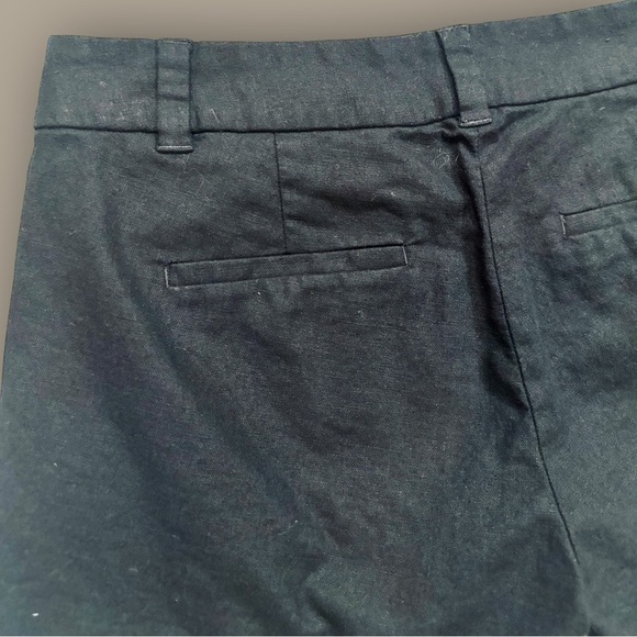 J. Crew ‘4” Linen-Cotton Scalloped Hem Short’ in Black Size 0 - Picture 11 of 16